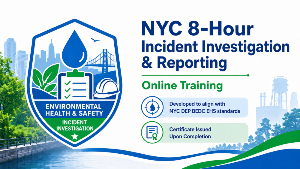 8-Hour NYC DEP Incident Investigation & Reporting Training